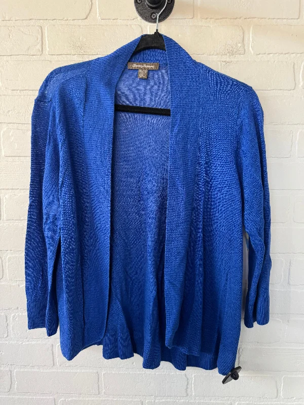 Sweater Cardigan By Tommy Bahama In Blue, Size: Xl