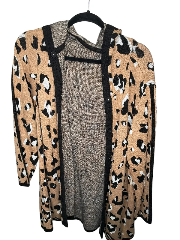 Cardigan By Chicos In Animal Print, Size: Xl