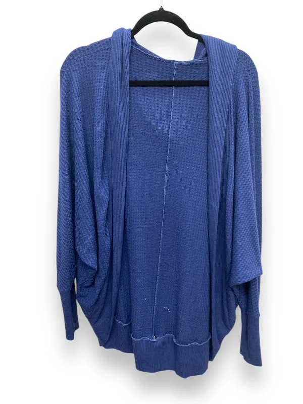 Cardigan By Clothes Mentor In Blue, Size: M