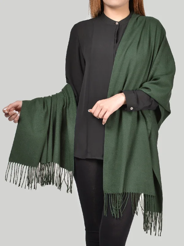 Woolen Shawl-Army Green