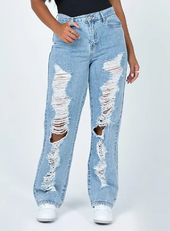 Nugal Ripped Denim Jeans