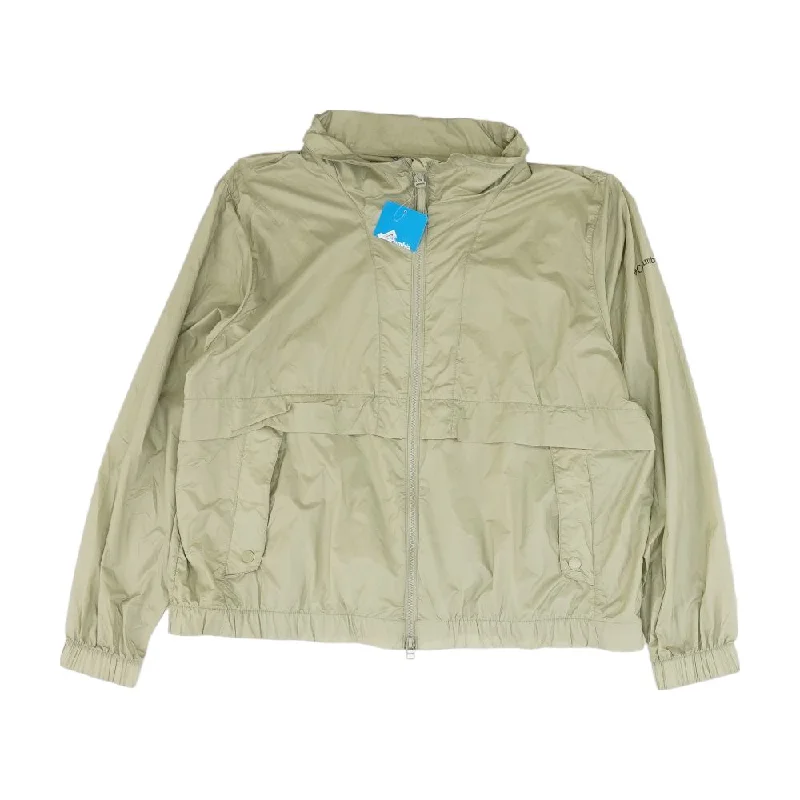 Green Solid Lightweight Jacket