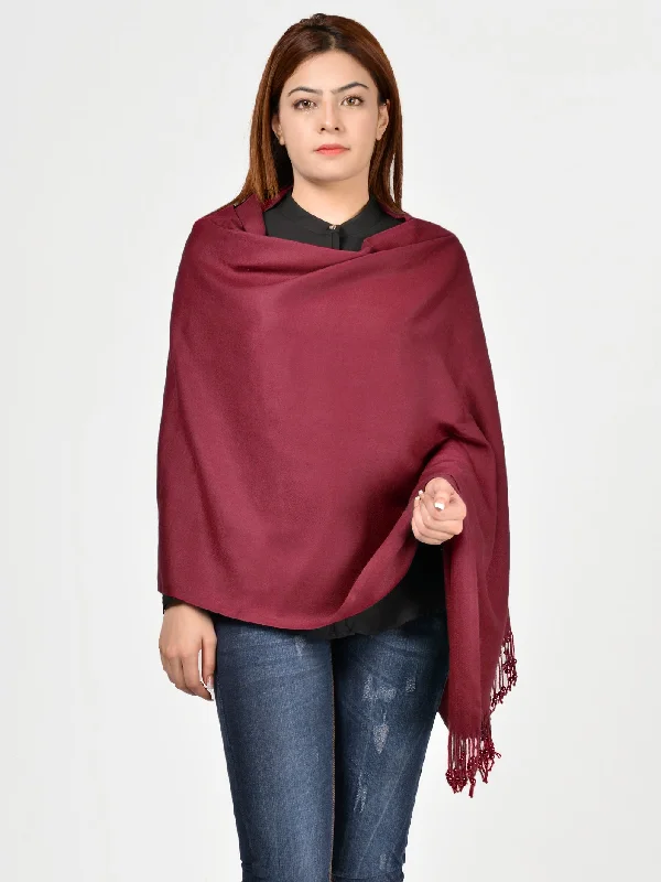 Pearl Shawl - Light Maroon