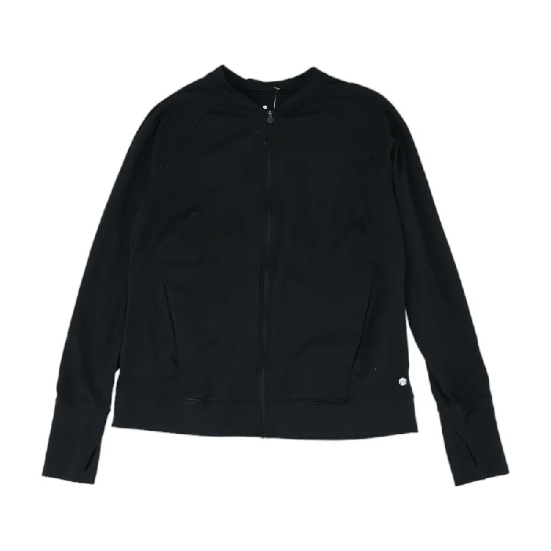 Black Solid Lightweight Jacket