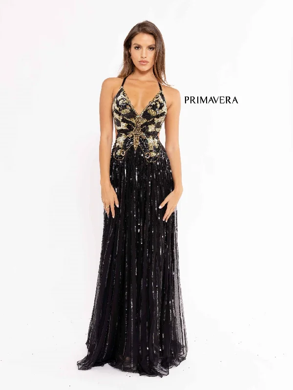 Primavera Couture 3957 Sequins Long Prom Formal Evening Gown