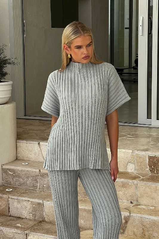 Celine Top - Grey