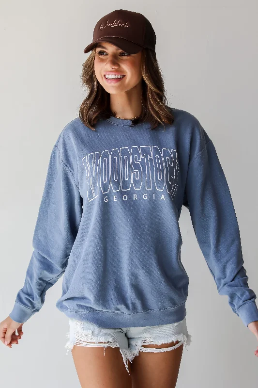 Denim Woodstock Georgia Sweatshirt