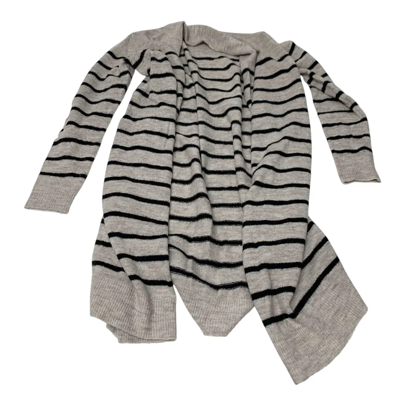 Sweater Cardigan By Old Navy In Striped Pattern, Size: Xs