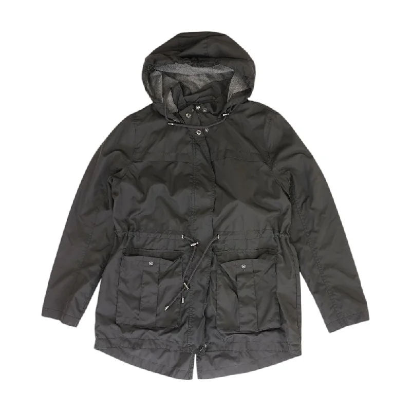 Gray Solid Lightweight Jacket