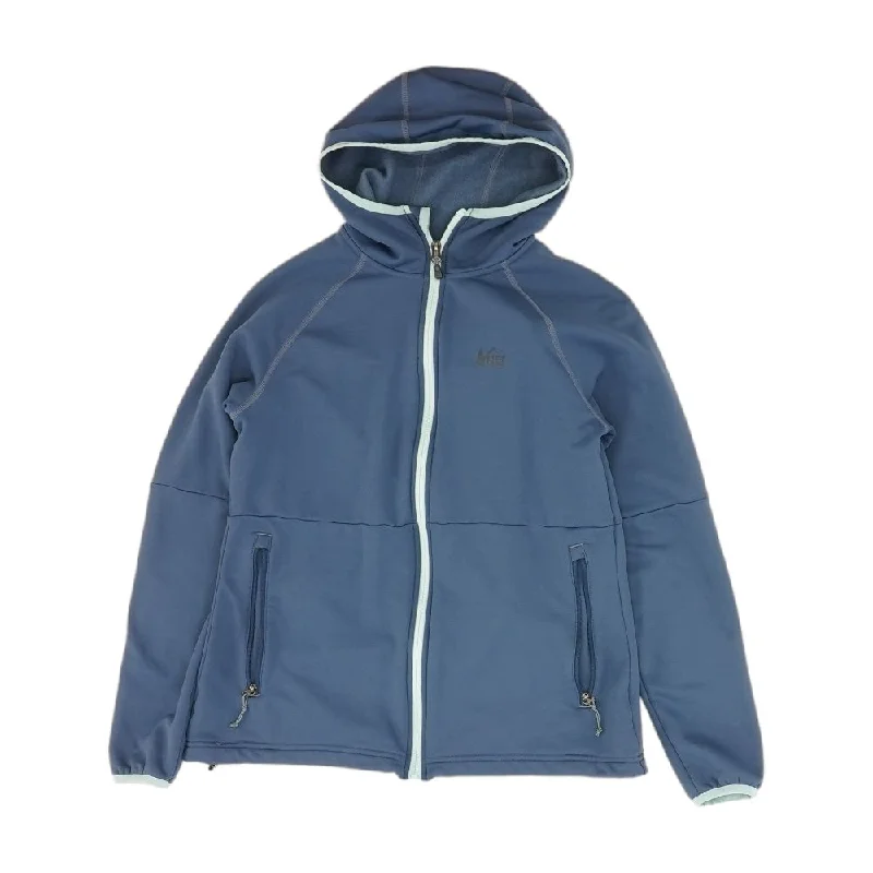 Blue Solid Lightweight Jacket