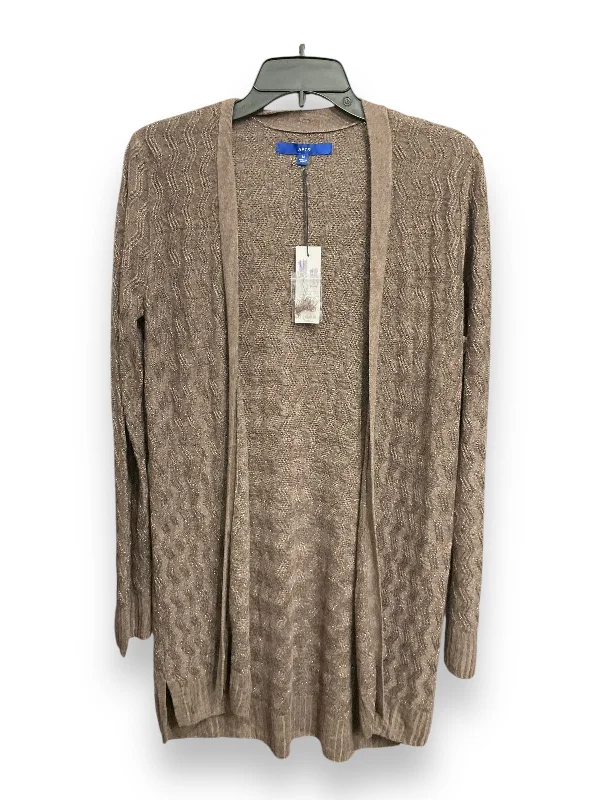 Cardigan By Apt 9 In Brown, Size: M