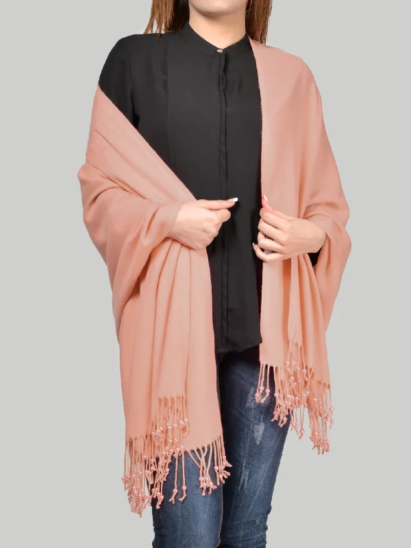 Pearl Shawl-Light Peach