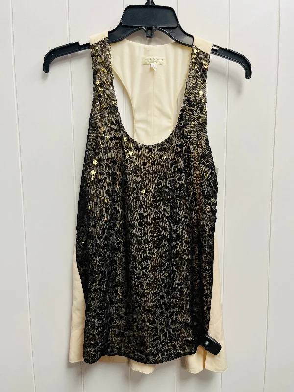 Blouse Sleeveless By Rag And Bone In Gold, Size: S