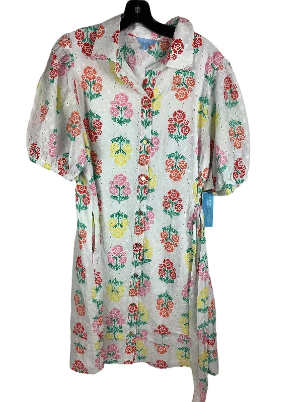 Floral Print Dress Designer Draper James, Size L