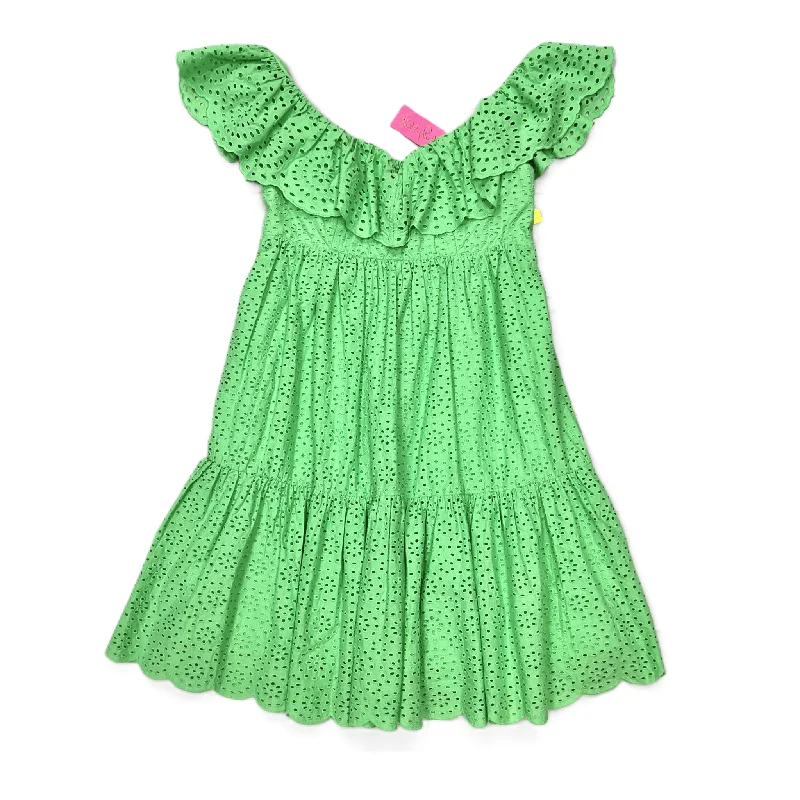 Green Dress Designer By Lilly Pulitzer, Size: Xs