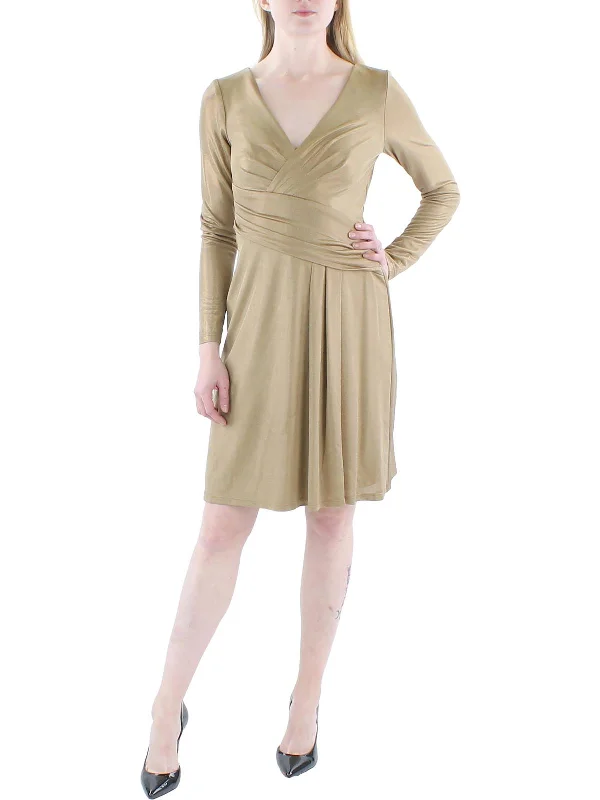 Womens Shimmer Party Cocktail and Party Dress