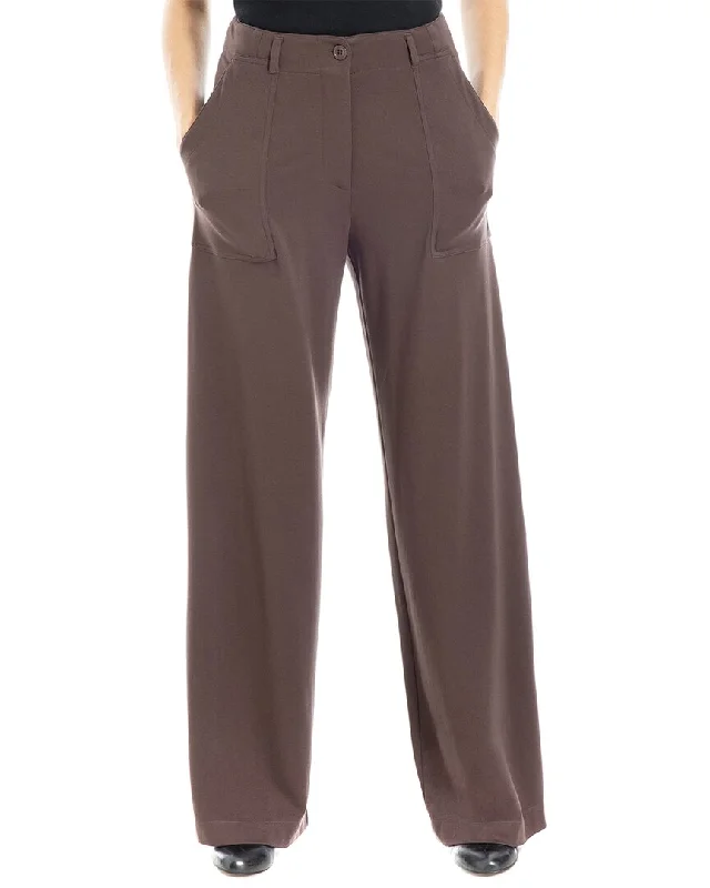 Max Studio Ponte Wide Leg Pant