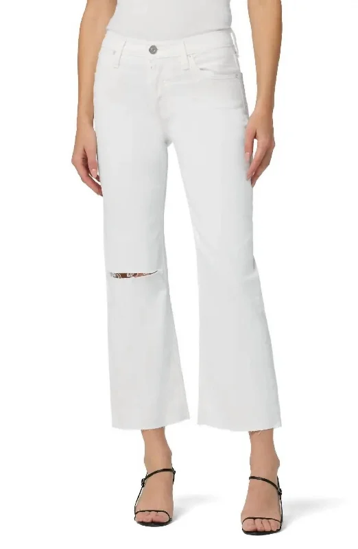 Rosie High Rise Crop Jean In White