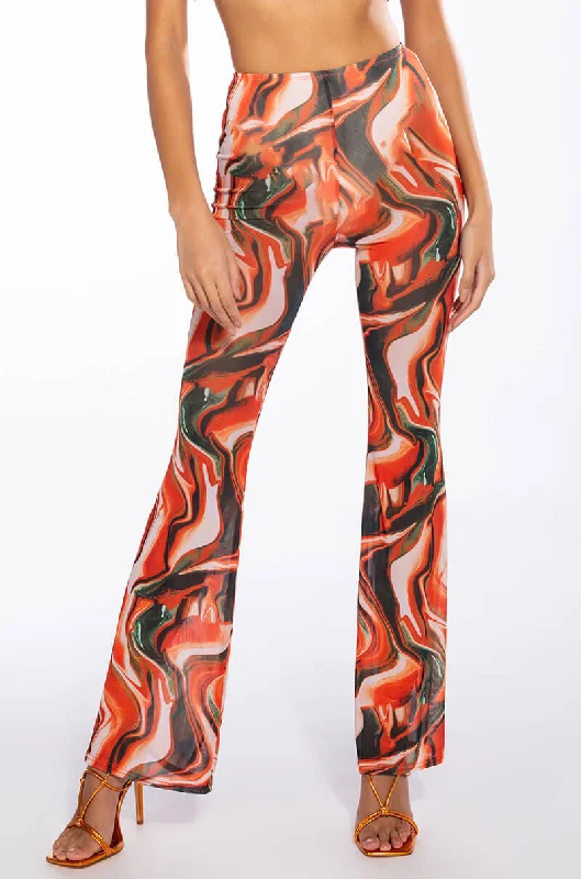 WILD WILD WEST MESH STRAIGHT LEG PANT