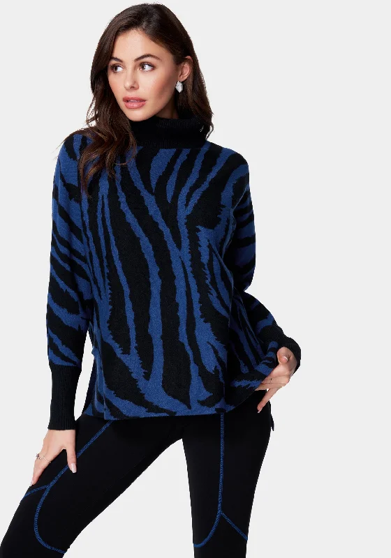 Oversized Jacquard Patterned Sweater