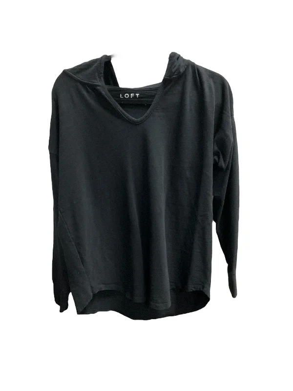 Top Long Sleeve By Loft In Black, Size: M