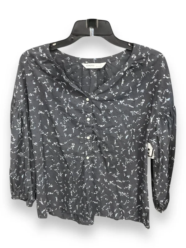 Top Long Sleeve By Sonoma In Floral Print, Size: L