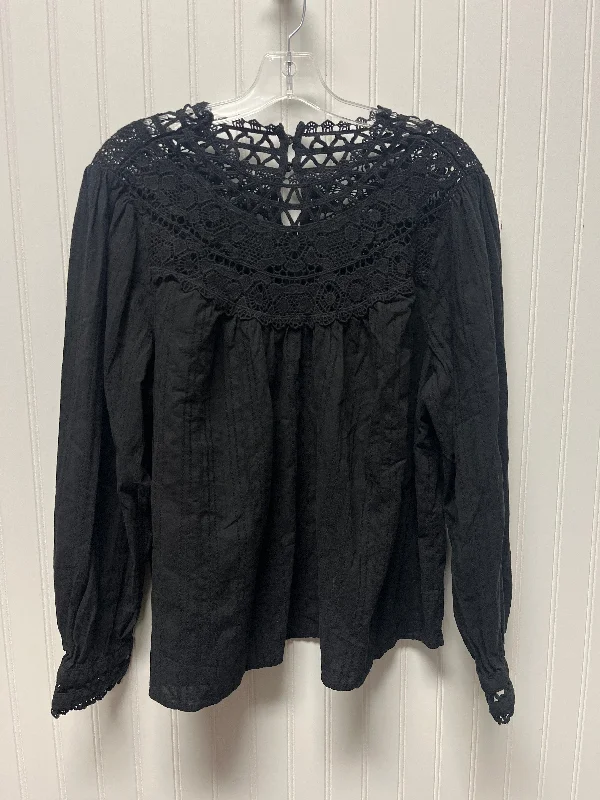 Top Long Sleeve By Torrid In Black, Size: 1x