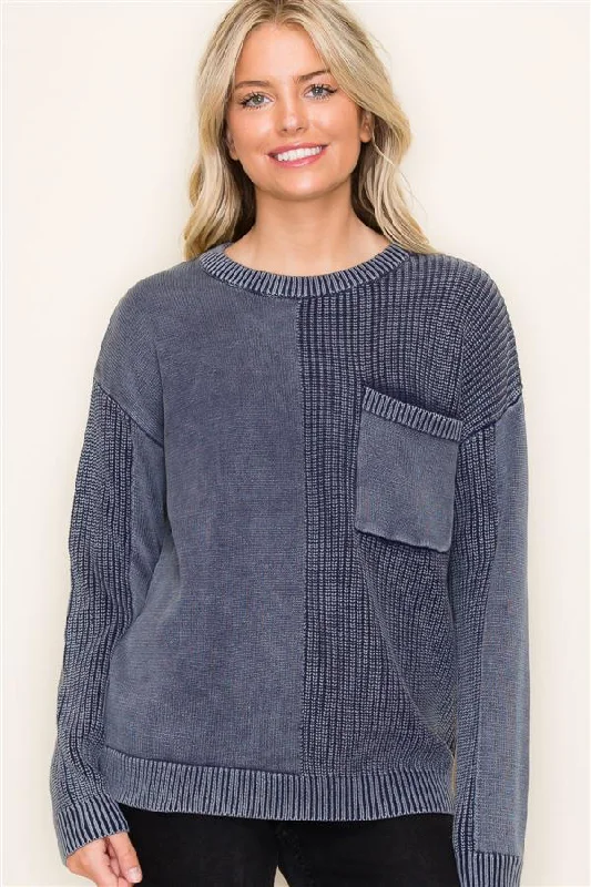 Washed Textured Sweaters - 3 Colors!