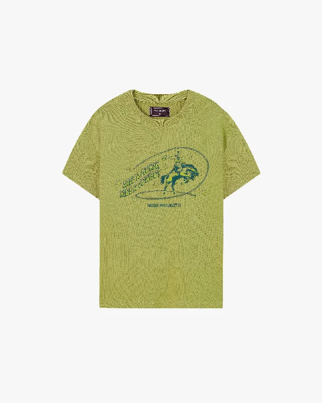 YIHAA CROPPED TEE GREEN